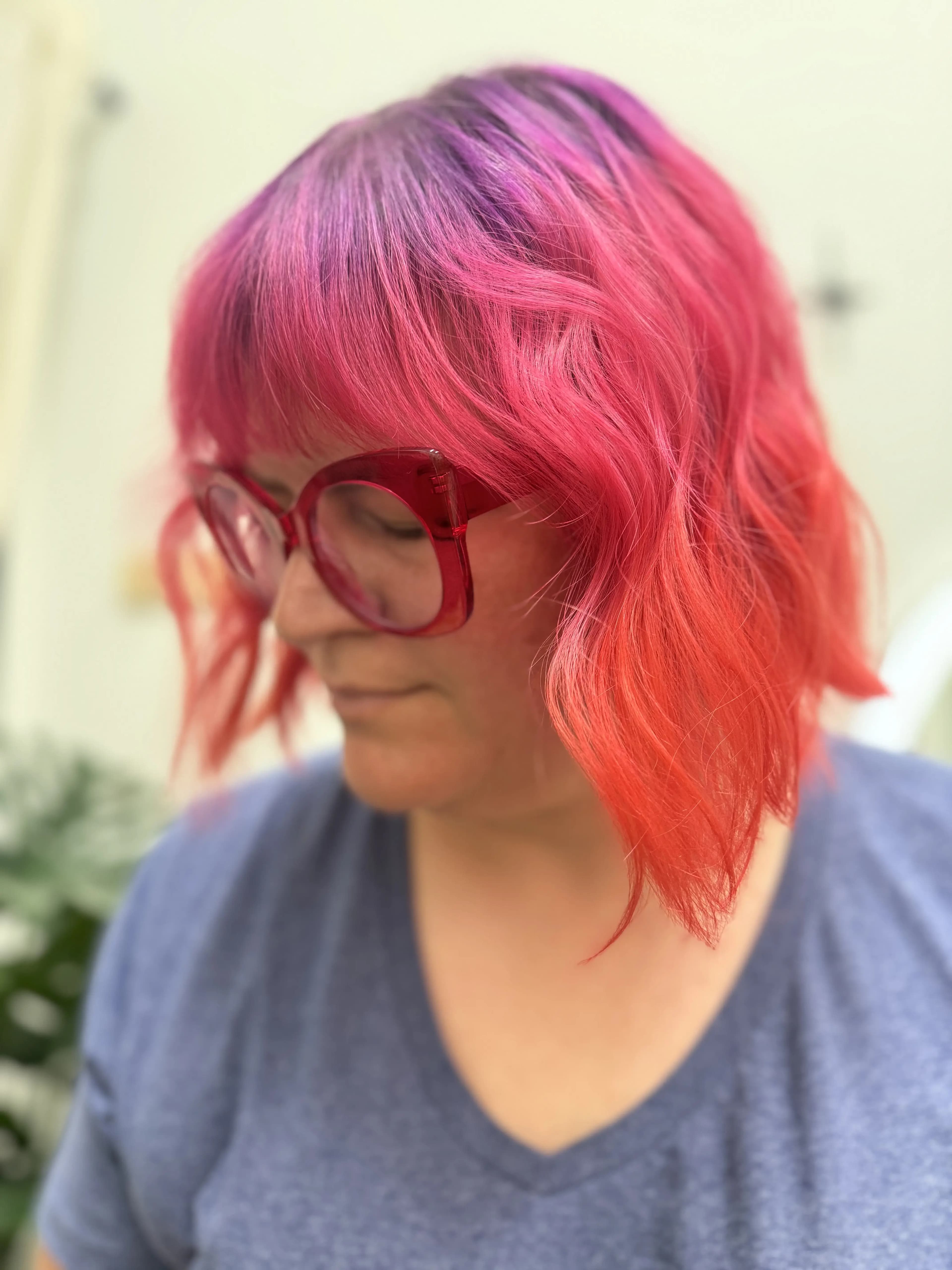 Hair styling preview